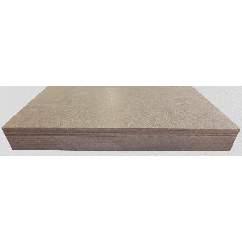 Art & Craft Brown Mdf Board (Pack Of 5 Pcs), 3Mm Thickness, Size - A4, 9.5 Inches X 13.5 Inches, For Diy Art & Crafts Activities