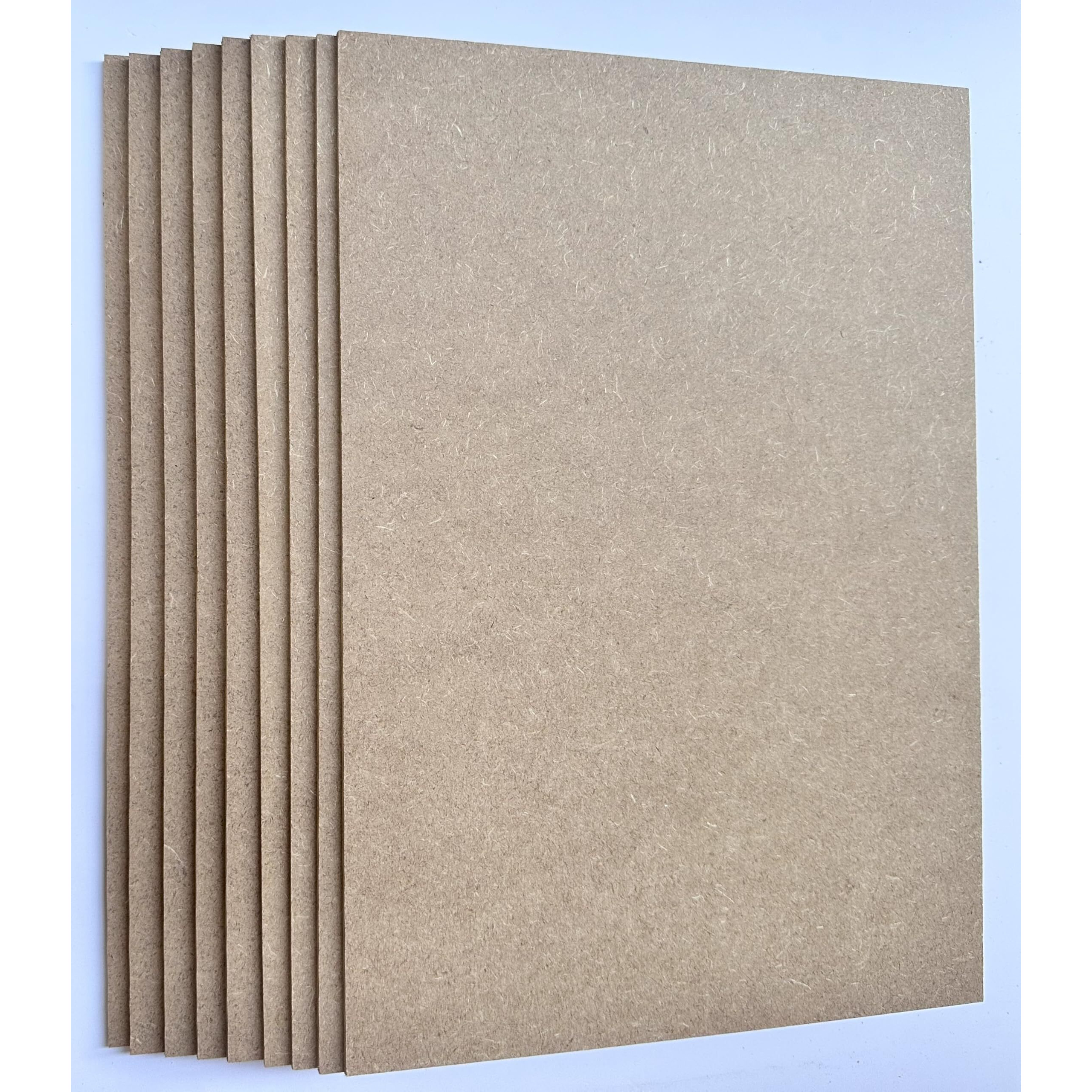 Art & Craft Brown Mdf Board (Pack Of 5 Pcs), 3Mm Thickness, Size - A4, 9.5 Inches X 13.5 Inches, For Diy Art & Crafts Activities