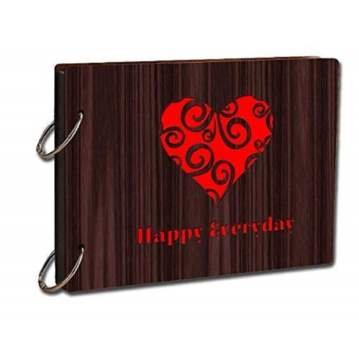 Printelligent For Loved Ones Craft Scrapbook Photo Book Wooden Photo Album