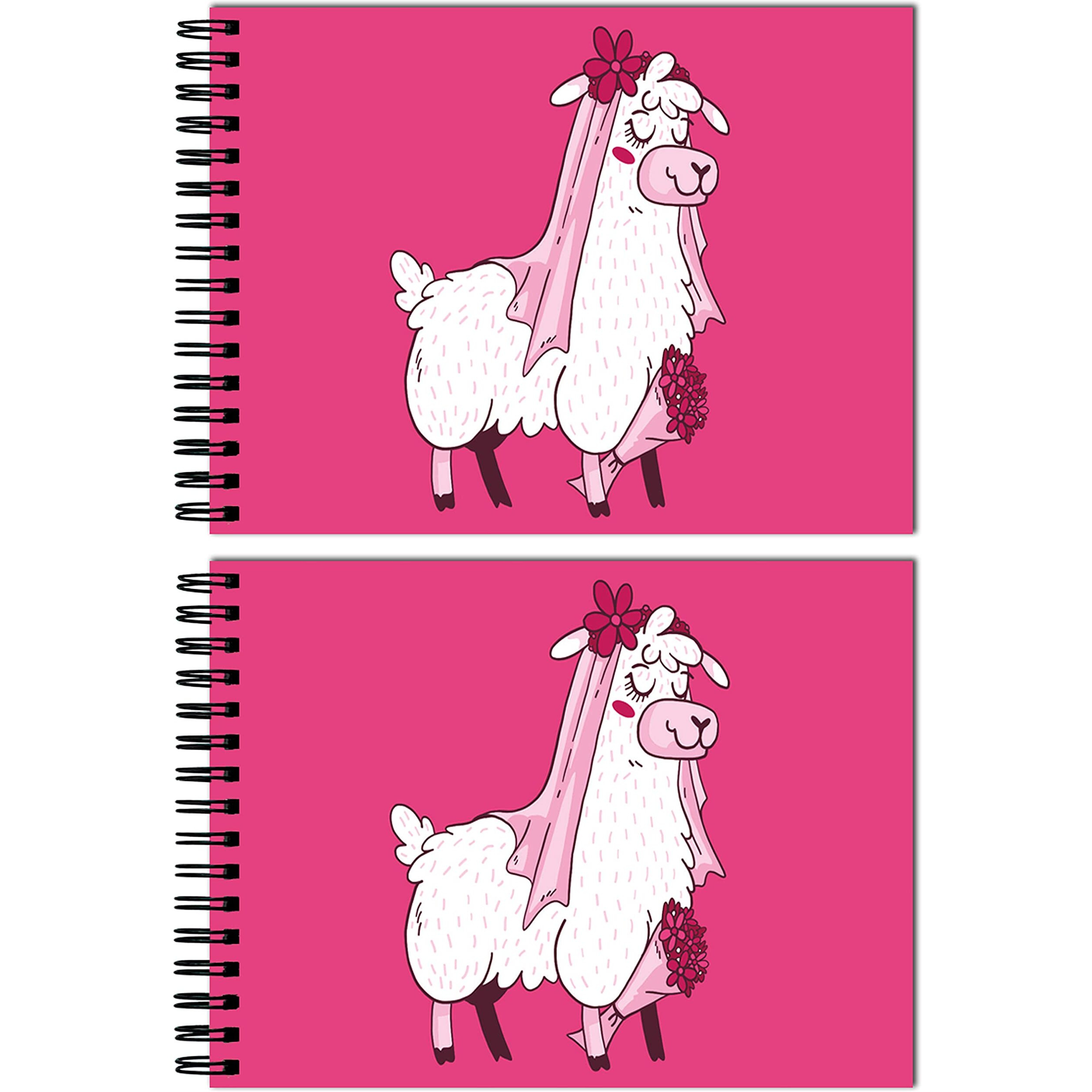 Tinywalk G Black Sheet Black Pages Drawing Pad Landscape Sketch Book For Artists Thick Sheets (A4 Size,50 Sheets/100 Pages,215 Gsm Pack Of 2)