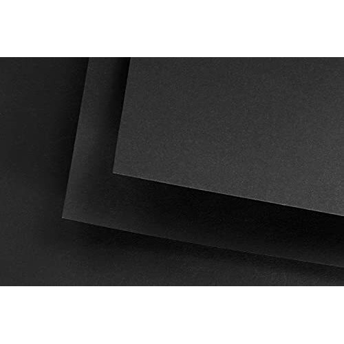 Tinywalk A Black Sheet Black Pages Drawing Pad Landscape Sketch Book Medium Size Thick Sheets (A4 Size,50 Sheets/100 Pages,215 Gsm Pack Of 2)