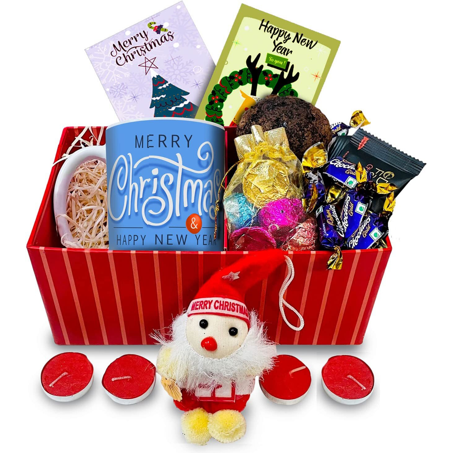 Exciting Lives - Christmas And New Year Combo Gift Pack - Gift For Christmas Day, For Husband, Wife, Parents, Mother, Father, Friends, Relatives, Corporate, Return Gifts