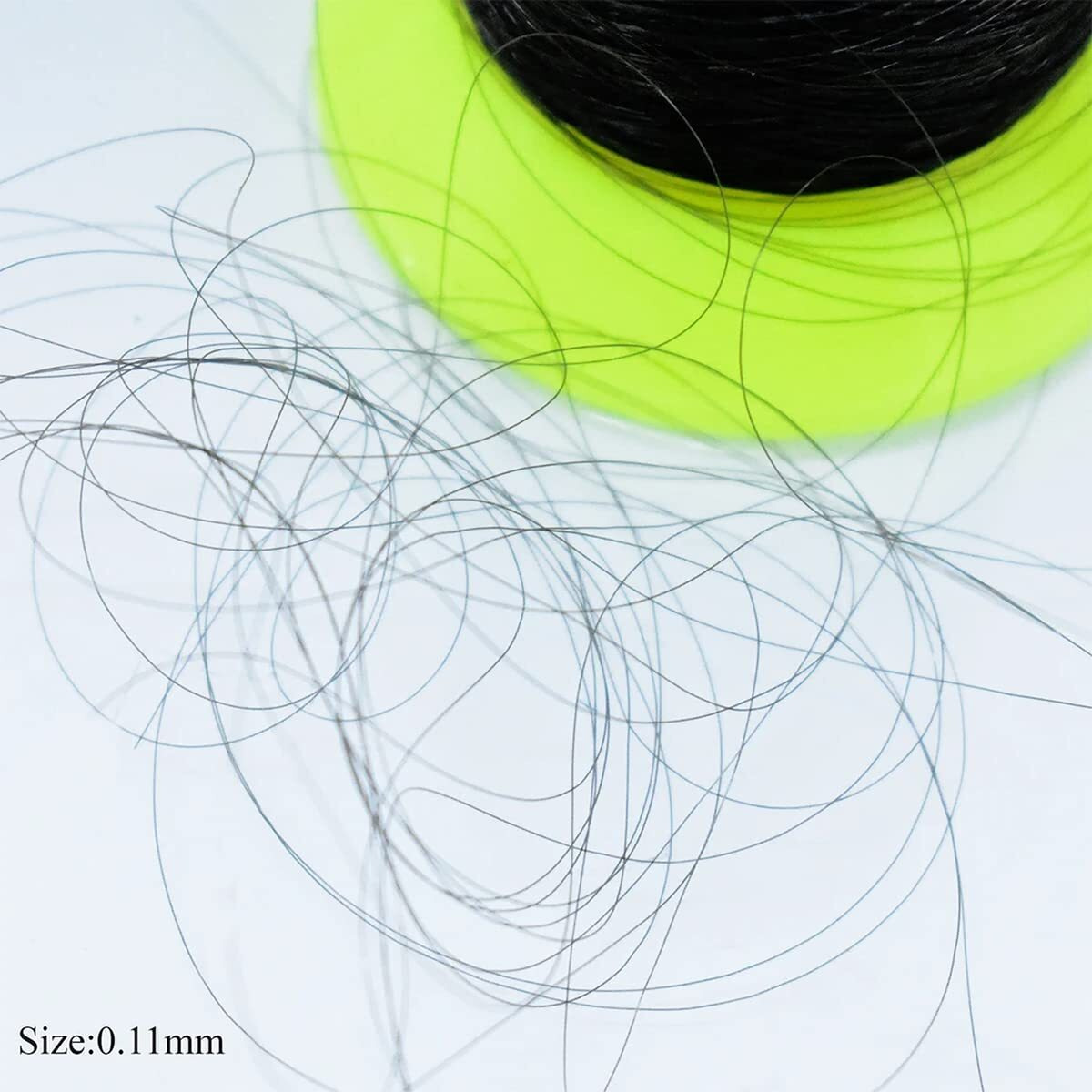 Embroiderymaterial Pony Needle & 0.11 Thick Nylon Thread Clear & Black Color Combo For Jewelry Making, Embroidery, Knitting, Stitching, Beading (Needle Sizes 10, 11, 12)
