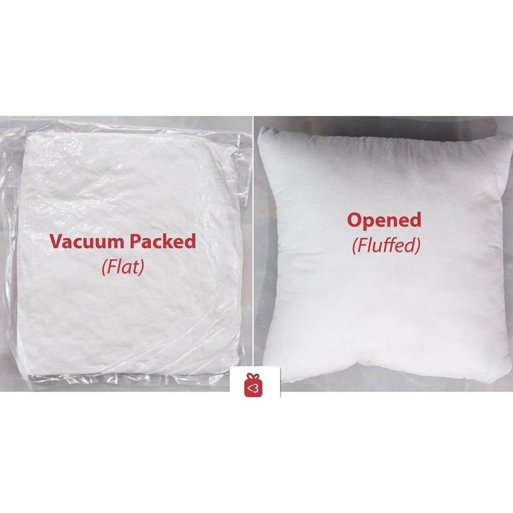 Clasiko Microfiber Cushion Fillers- White  24X24 Inches