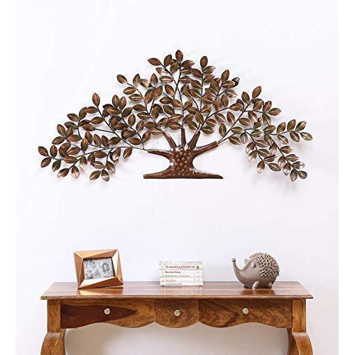 Decore Basket Iron Metal Nano Tree Wall Decor (54 X 02 X 26 In)