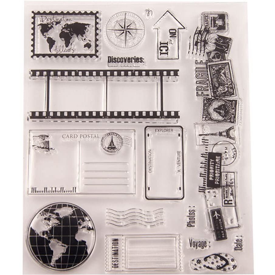 Clear Stamps Silicone Journals Stickers Hand Account Stickers Transparent Seal Stamps For Diy Craft Scrapbooking Card Photo Album Diary Decoration