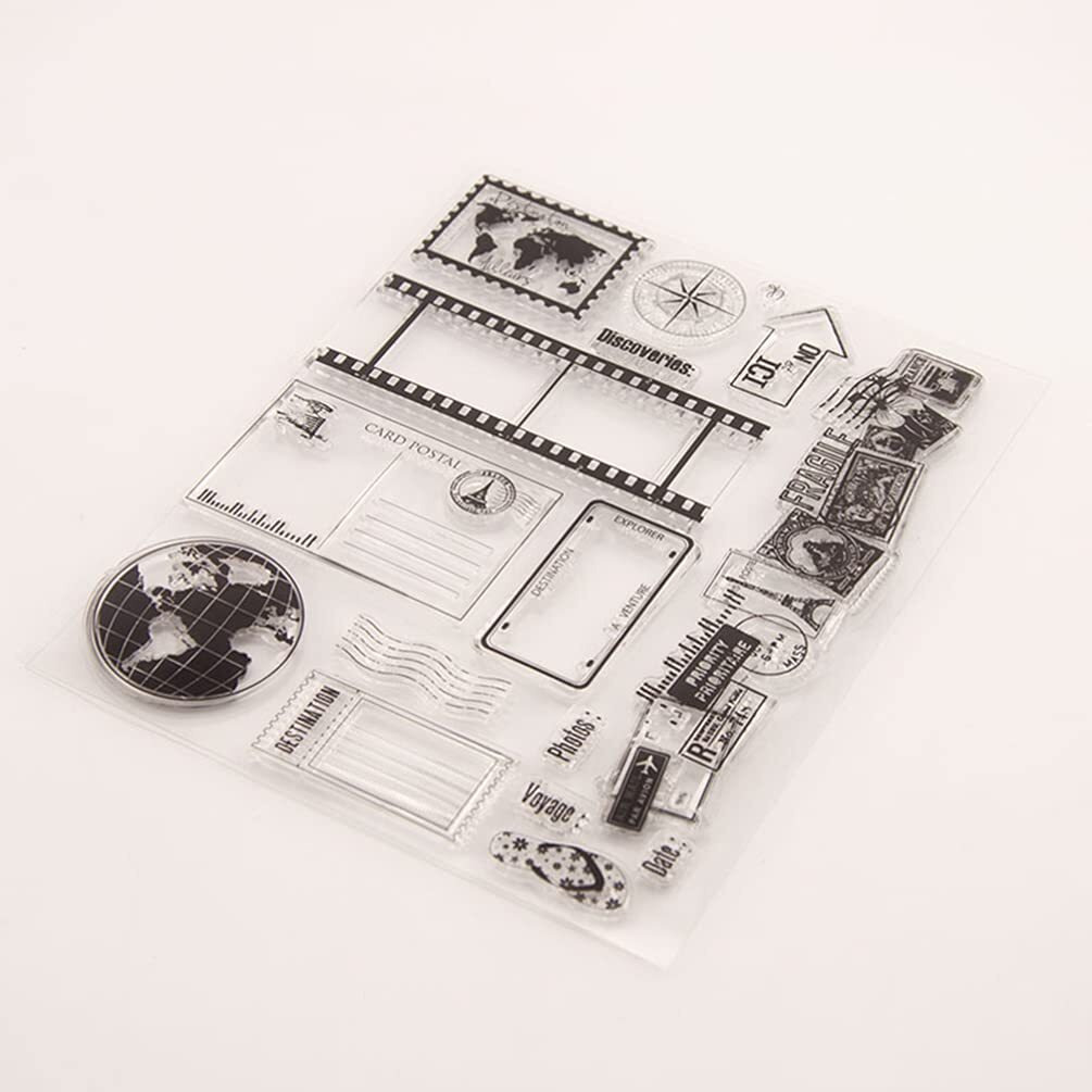 Clear Stamps Silicone Journals Stickers Hand Account Stickers Transparent Seal Stamps For Diy Craft Scrapbooking Card Photo Album Diary Decoration