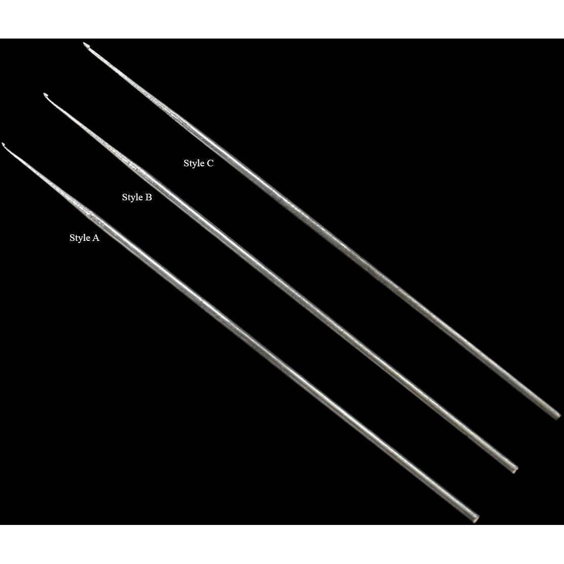 Embroiderymaterial Aari Embroidery Needles Set For Silk,Zari & Knit Thread Purpose,Pack Of 5 Needles (Style B)