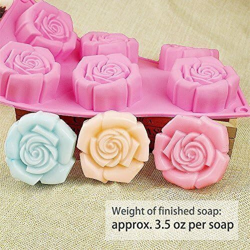 Perfect Pricee Soap, Candle, Resin Art And Crafting Tool, Muffin, Cake, Soap Bombs, Model, Repillica Moulds Mold Dyi Kit, Hobby Kits, Kids Activity Tool (Flower)