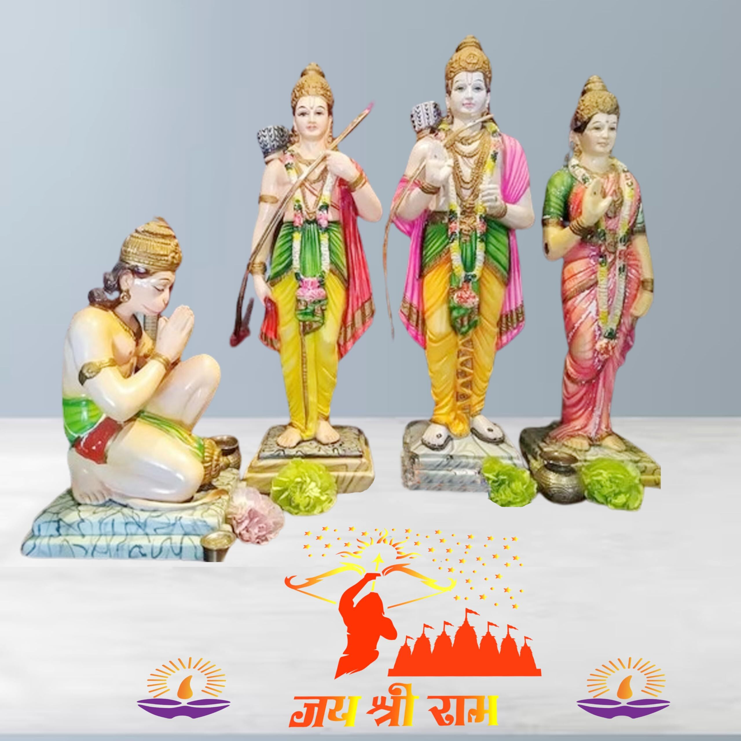 Solobolo Lord Rama Decorative Stencils For Welcoming Lord Rama To Ayodhya | Festive Rangoli Stencils | Model No 61Ws0566