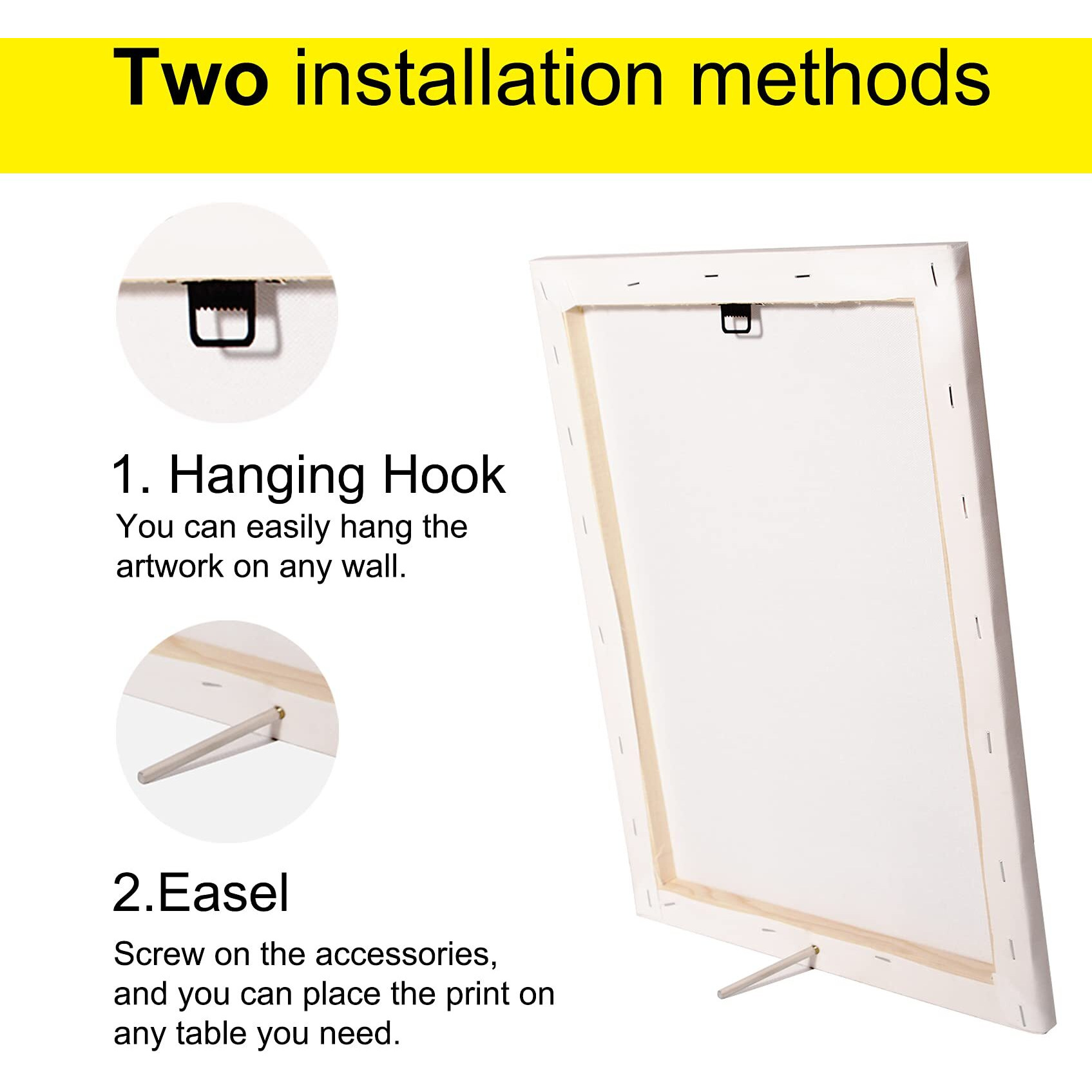 Jerloe Canvas Wall Art 'When I Say I Love You More' Quote Canvas Print, 12X15 Inch, Framed, Modern, Love, Portrait, Indoor, Living Room