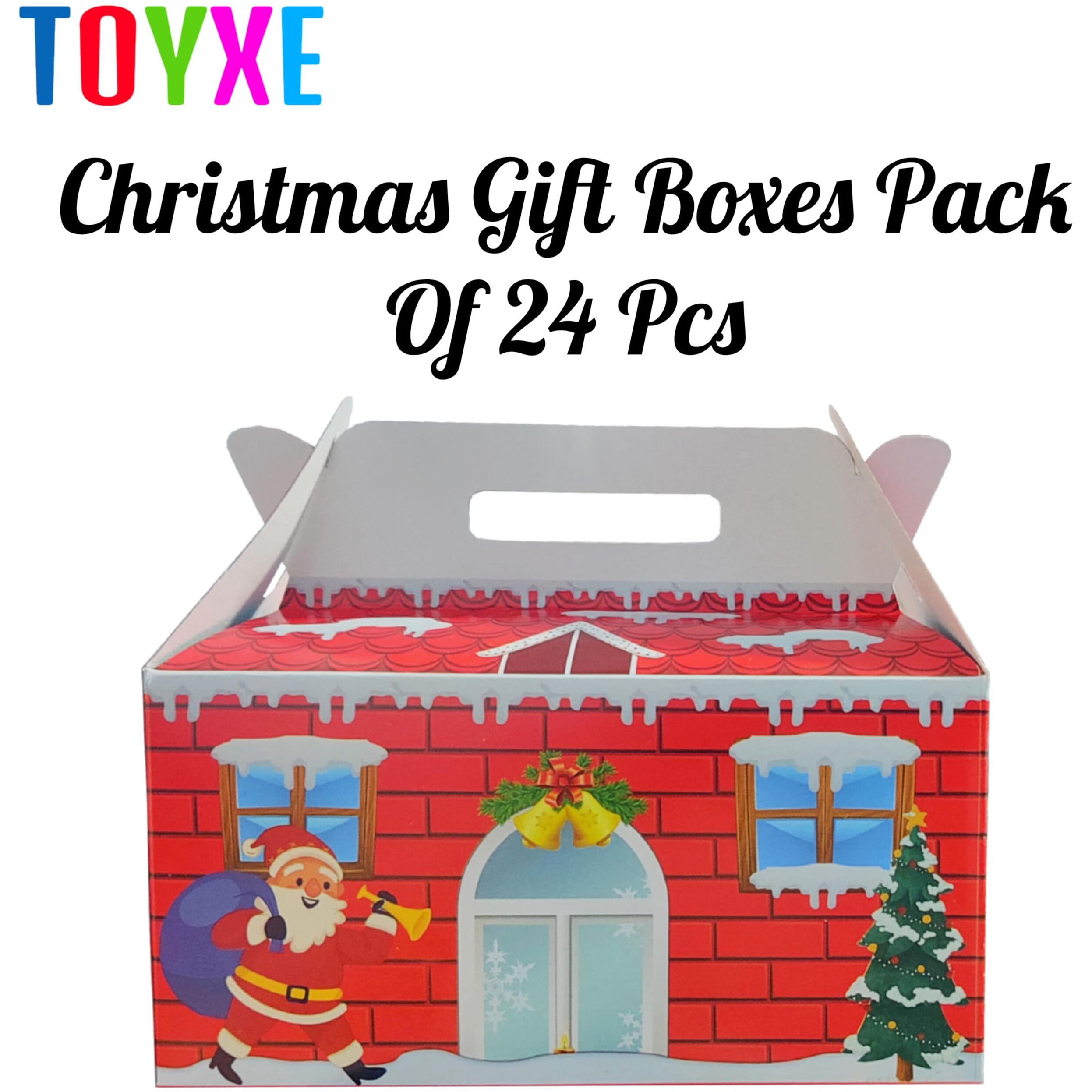 Toyxe Christmas Gift Empty Boxes Pack Of 24 Pcs