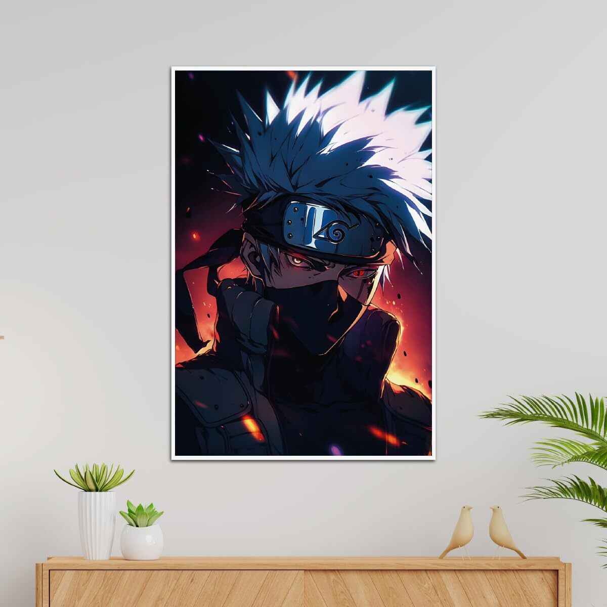 Tenorarts Kakashi Hatake Poster Naruto Anime Wall Posters With Thick 300 Gsm Matt Finish Paper (18Inches X 12Inches)