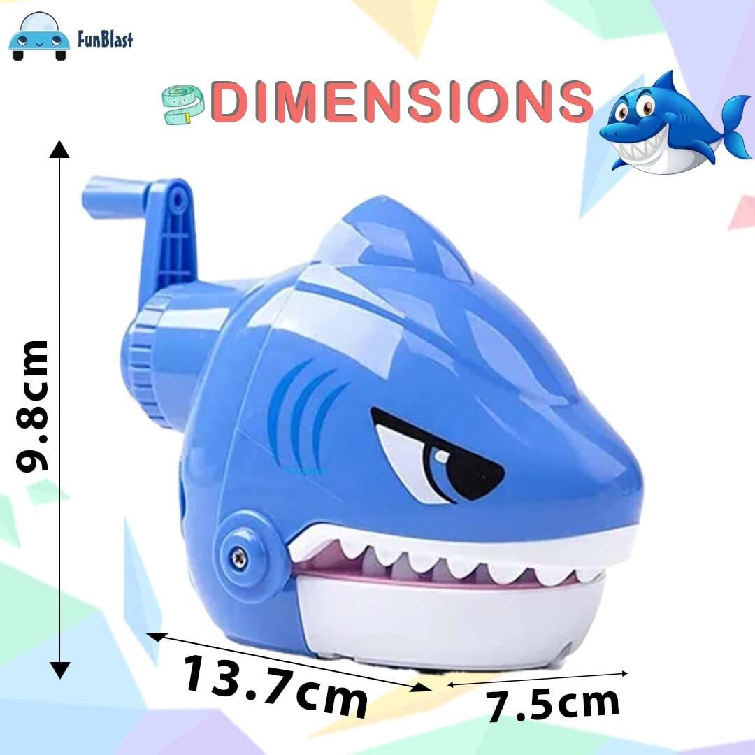 Funblast Sharpener For Kids  Shark Theme Pencil Sharpener, Table Sharpener Machine, Birthday Return Gift, Sharpeners For School Supply And Office (Random Color)