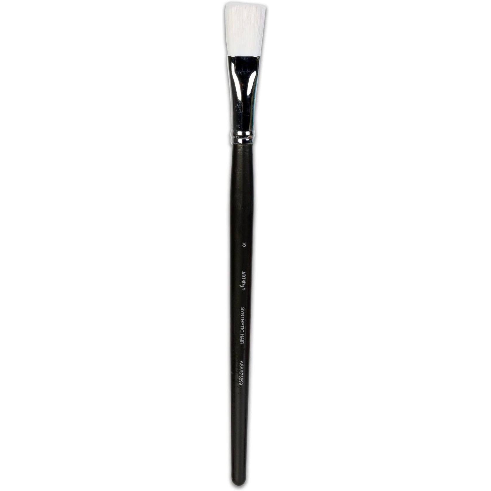 Little Birdie Premium Flat Brush Synthetic Hair Handle Length 200Mm Size 10 (1Pc)