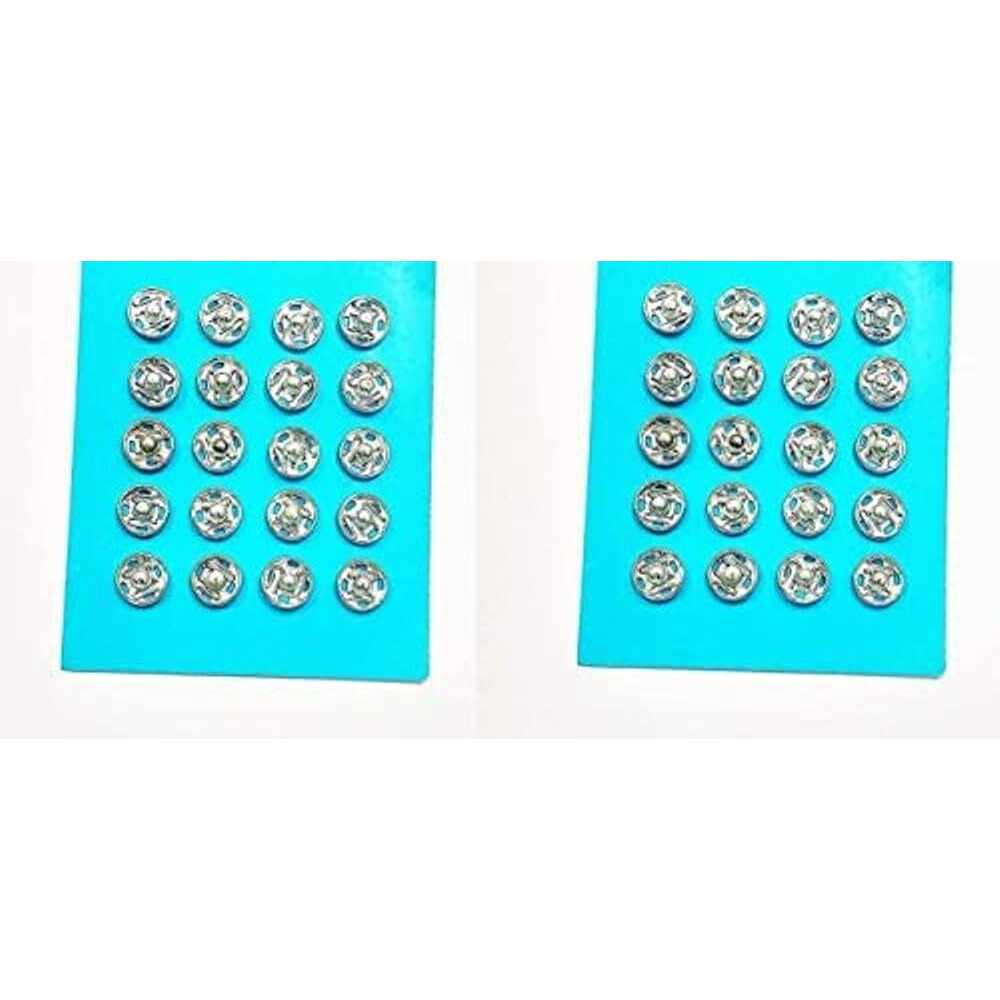 On Blow (Pack Of 200) Sew-On Snap Buttons Metal Rust Proof Snap Fastener Buttons For Sewing Clothing (Size 1) 8 Mm