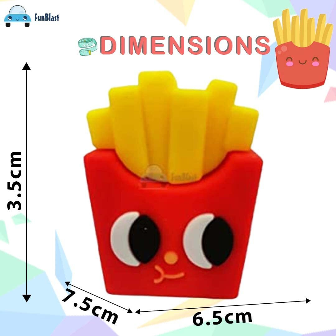 Funblast Kids' Stylish Stationary Set - Pencil Sharpener Machine, Fries Sharpener (3 Pcs)