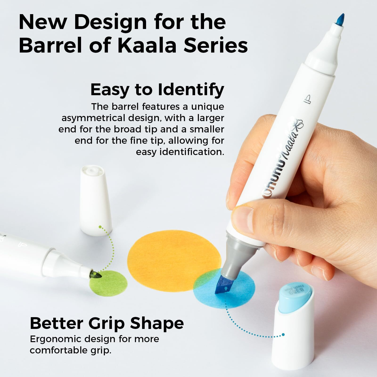 Ohuhu Alcohol Markers 60 Colors Slim Broad And Fine Double Tipped Alcohol Marker Set For Artists Adults Drawing Cartoon Anime Comic Characters - Professional Art Pens, Multicolor