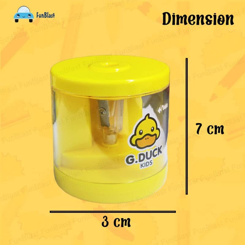 Funblast Sharpener For Kids  Automatic Sharpener For Pencil, Duck Theme Sharpener For Kids, Table Sharpener For Pencil, Return Gifts For Kids, Electric Pencil Sharpener
