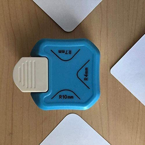 Verixpress 3 In 1 Corner Cutter Punch For Diy Art & Crafts, Photo Cutter, Project Book Making, Angle Eater (Size - R4Mm, R7Mm And R10Mm)