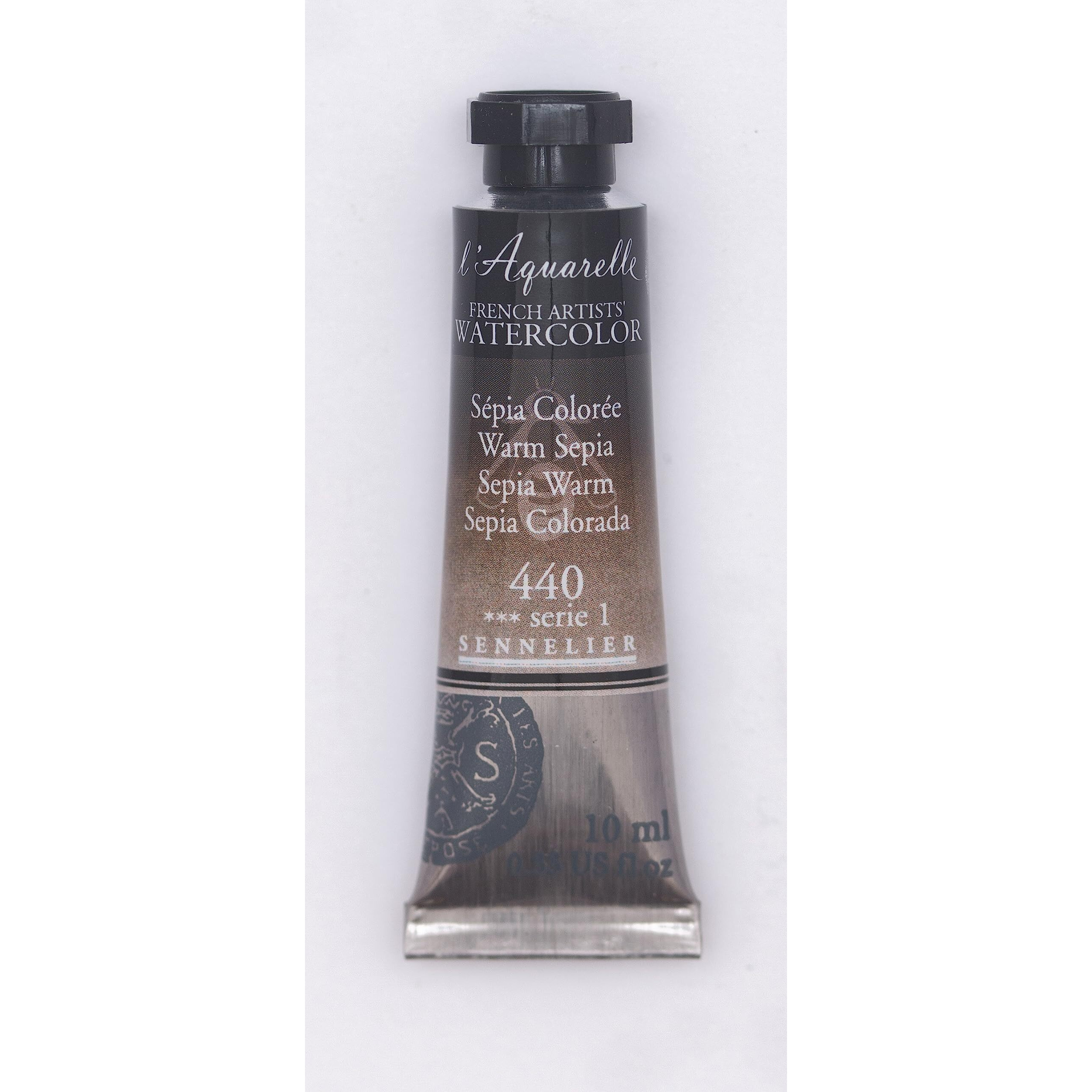Sennelier Laquarelle French Artists Watercolour 10 Ml Earth Tones (Warm Sepia)