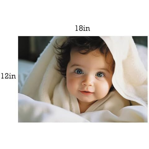 Fit-In Trends Smiling Cute Baby Poster | Poster For Pregnant Women | Hd Baby Wall Poster For Room Decor(12 X 18 Inch)(Mermaid Posters)