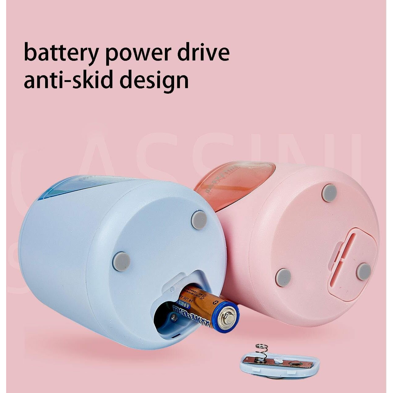 Battery Operated Pencil Sharpener For Kids, Cute Shaped, Table Sharpener Machine, Manual, For School, Office, Kids Stationery Gift (Pink)