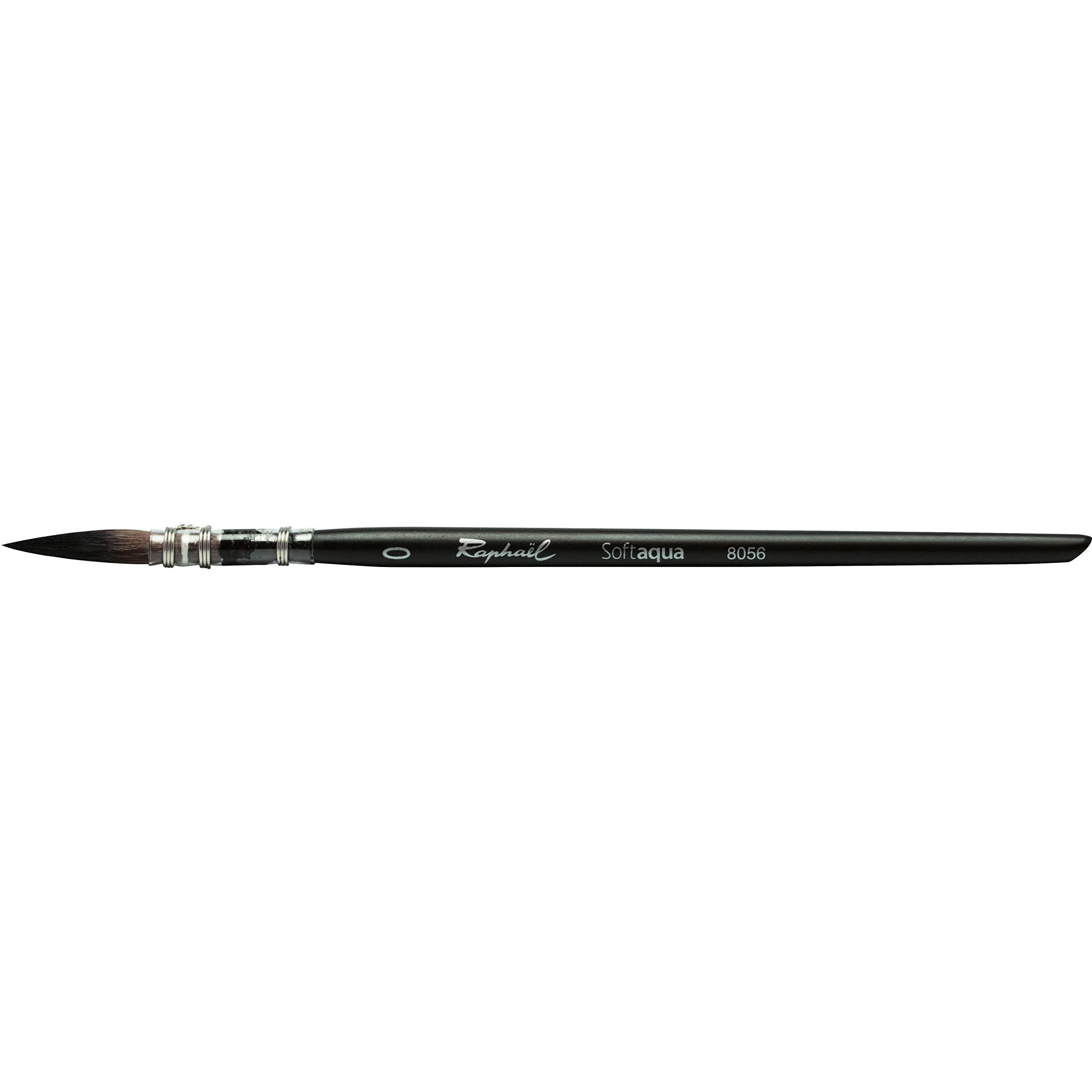 Sennelier Raphael Softaqua Kazan Pointed Synthetic Watercolour Quill Mop Brush (Mini), Size - 0