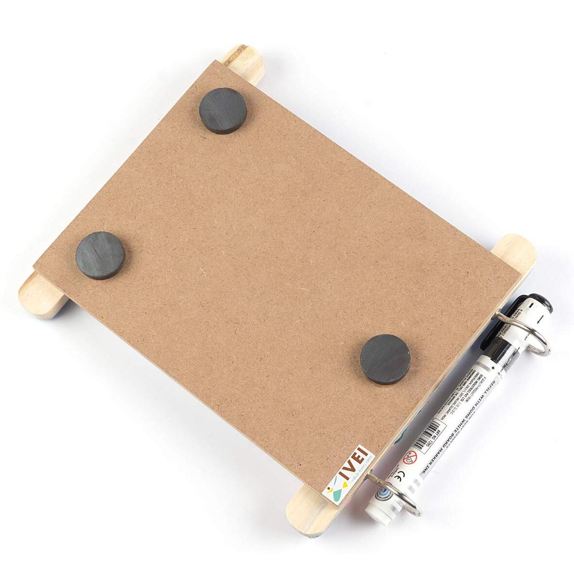 Ivei Utility Fridge Magnet With A Dry Erase Board - Budget Gifts - Unique Ideas - Whiteboard (Paper Quilling, Blue)