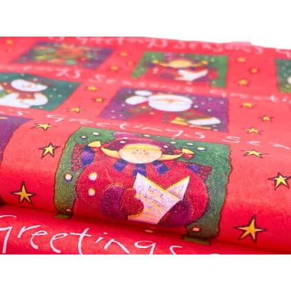 Kidsy Winsy Gift Wrapping Paper (Red) | Tissue Paper Gift Wrap | Bouquet Wrapping Paper | Art And Craft | Recyclable Wrapping Paper | Lightweight And Soft | 80 Sheets, 18 Gsm (20 X 20 Inches)