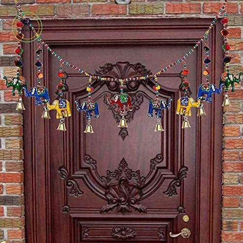 Great Art Elephant Bandhanwar Toran Door Hanging - (133 X 22 X 3 Cm)