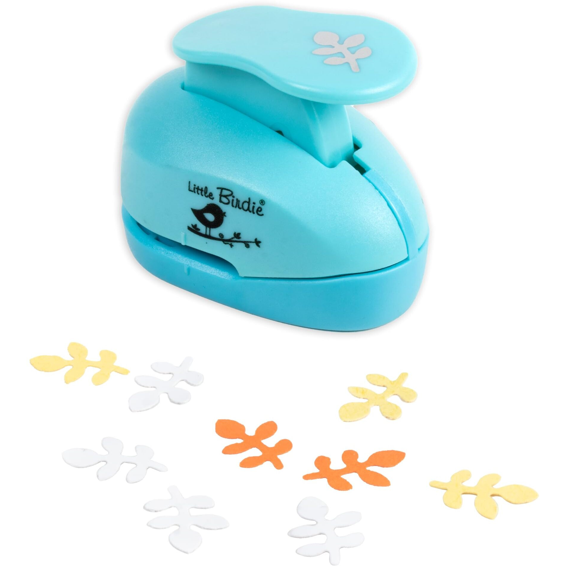 Little Birdie Craft Punch Cutting Size 1.5Cm Leafy Branch 1Pc | Ideal For Paper Craft, Art & Craft Projects, Greeting Card, School Projects |Attractive And Easier
