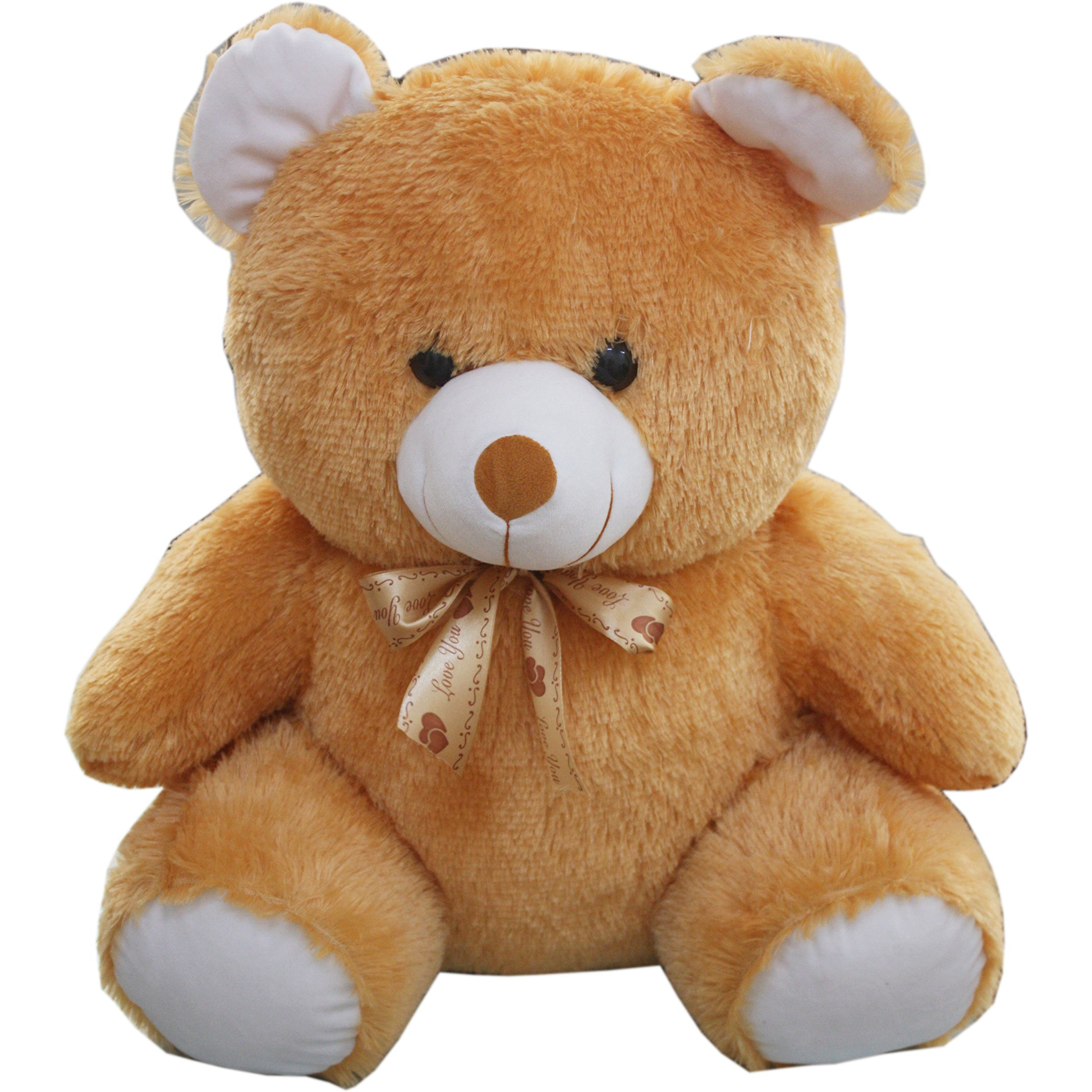 Amardeep Teddy With&quotLove You" Ribbon 50Cms (Brown)