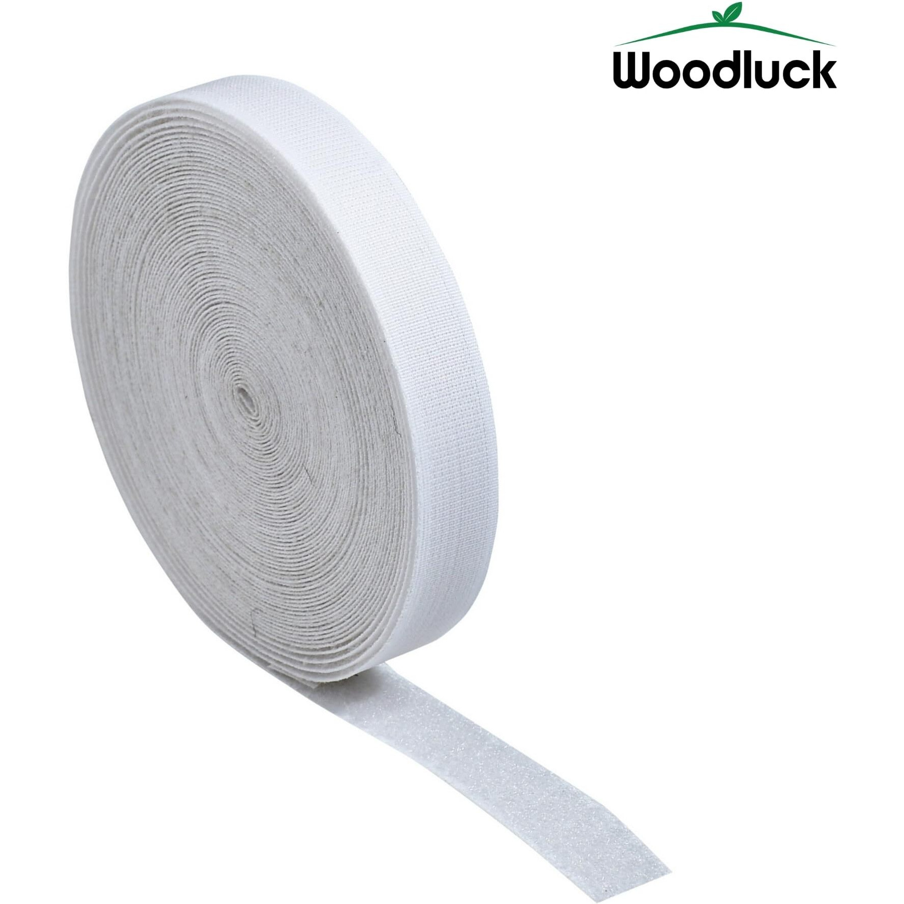 Woodluck Self Adhesive Hook & Non Loop Tape Mosquito Net Tapes For Multipurpose Hook Adhesive & Loop Non-Adhesive Sticker Tapes For Window Door Net Crafting & Wall Hanging Color White 50M X 20Mm