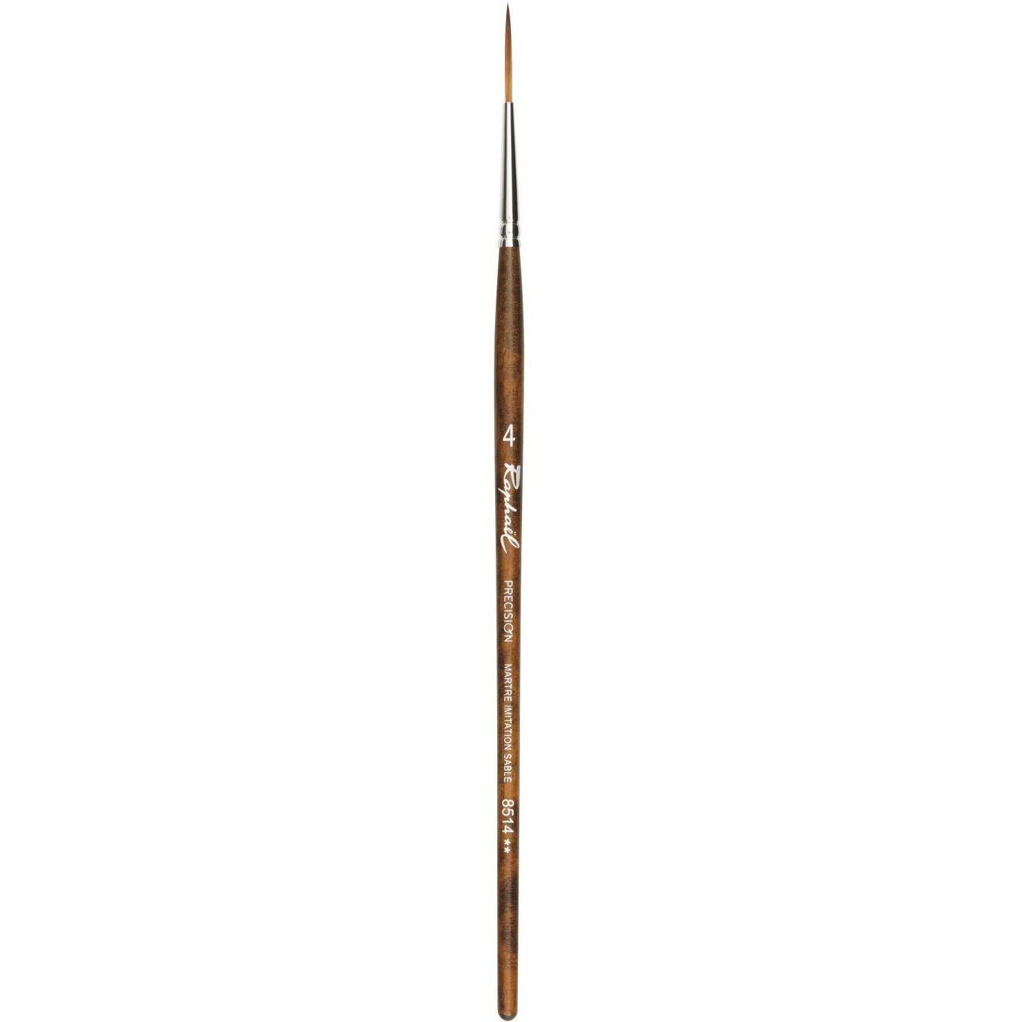 Sennelier Raphael Precision Watercolour Fineliner Brush No.4 |Ideal For Watercolor Paper, Mixed Media Pads, Or Boards With Watercolors, Gouache, Inks, And Watercolor Pencils.