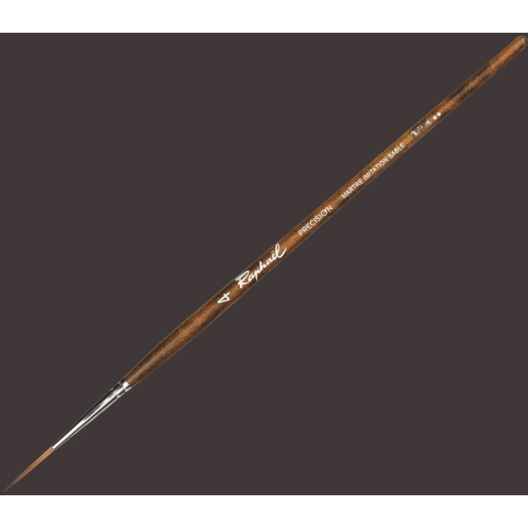 Sennelier Raphael Precision Watercolour Fineliner Brush No.4 |Ideal For Watercolor Paper, Mixed Media Pads, Or Boards With Watercolors, Gouache, Inks, And Watercolor Pencils.