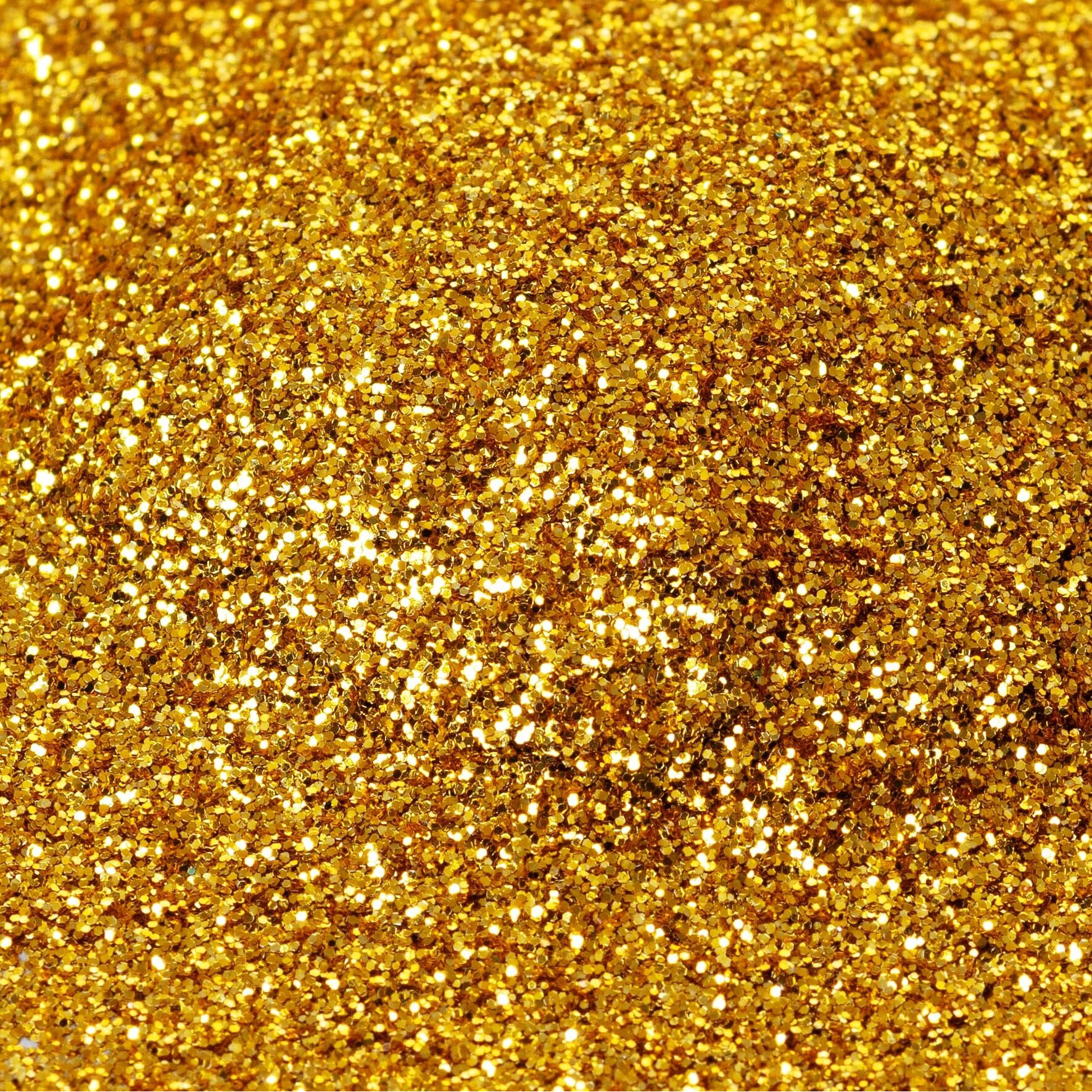 Mahir Glitter Supreme Golden Eco Friendly Glitter 30 Gm Jar