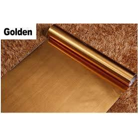 Sd Enterprise Brush Golden Gloss Self Adhesivewallpaper Contact Paper Self Adhesive Metallic Shelf Liner For Pooja Room/Craft Project/Door Shelve Side Board Wall & Fridge 16X72 Inch