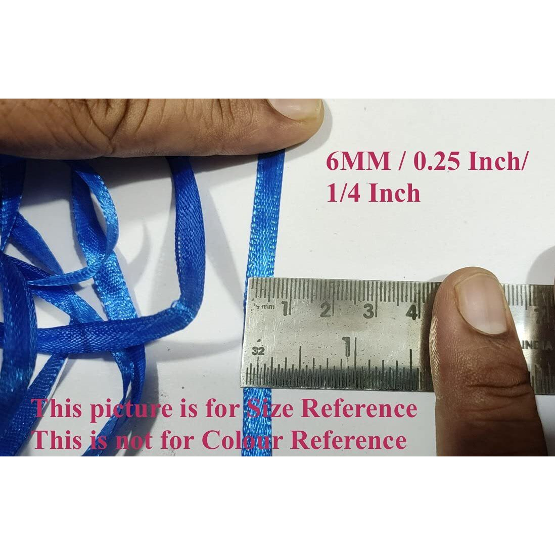 Omx Size 0.25 Inch (6.3Mm), Craft Satin Ribbon For Decoration, Gift Wrapping, And Other Multi-Purpose Use (Multi, Total 85 Mtr -10 Rolls - 8.5 Mtr In 1 Roll)