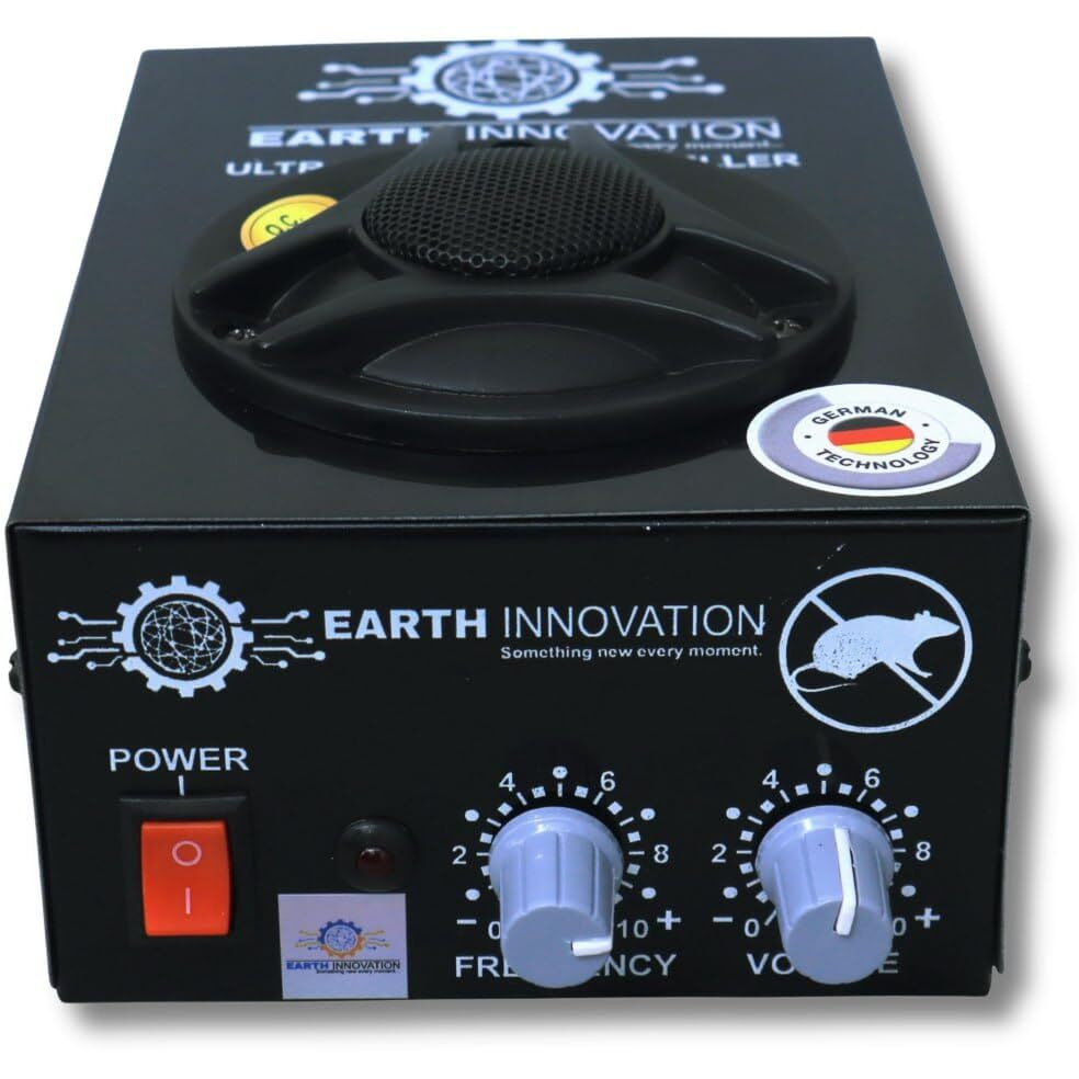 Fluzov Ultrasonic Rat And Rodent Pest Repeller Device/Best For Home, Office, Kitchen And Store Rooms (Model  F1-Ei86Hc / Cover Area  1500 Sq/Up To 45 Cubic Meter Area/Made In India.)