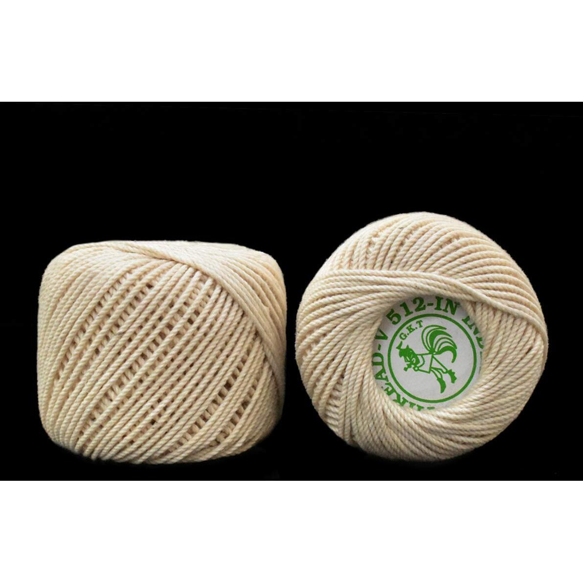 Embroiderymaterial Piping Thread For Sewing Purpose Pack Of 4 Rolls (25Mtr Each Roll)