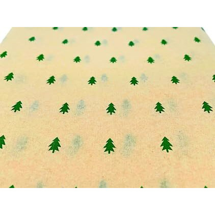 Kidsy Winsy Gift Wrapping Paper (Xmas Trees) | Tissue Paper Gift Wrap | Bouquet Wrapping Paper | Art And Craft | Recyclable Wrapping Paper | Lightweight And Soft | 80 Sheets, 18 Gsm (20 X 20 Inches)