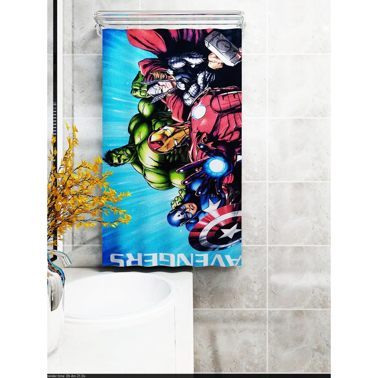 Athom Living Kids Bath Towel 350 Gsm 60X120 Cm