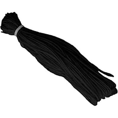 Black Nazar Cotton Thread Kala Dhaga Najar Surksha Kavacha Kaala Dora Nazar Battu Best For Evil Eye Protection For Babies Men And Women (Black Thread 10 Meters)