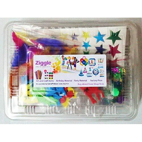 Aizelx Decoration Diy Kit For Kids Teens Buttons Glitter Sand Foam Sticker Gem Stone Feather