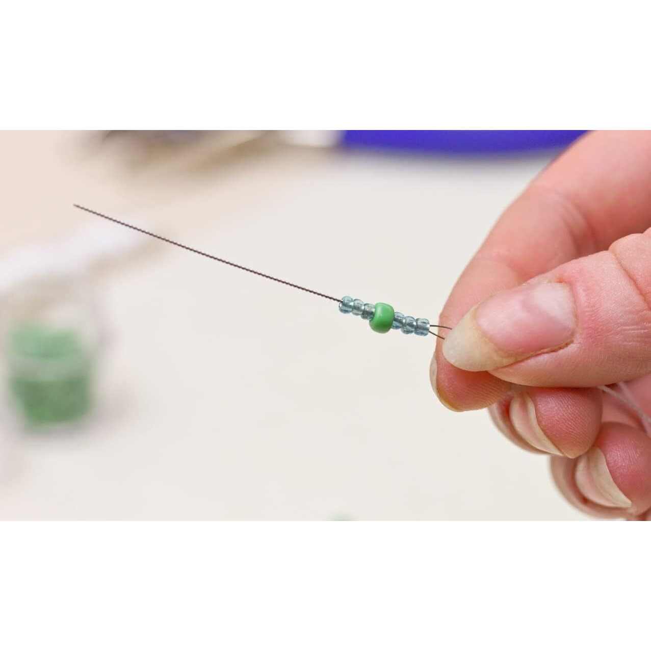 Beadsnfashion Preciosa Seed Beads Aqua 5 Colors Combo Size 11`0 For Jewellery Making, Crafts Work And Embroidery Work