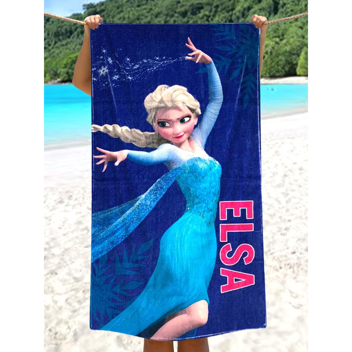 Athom Living Disney Frozen Kids Bath Towel 350 Gsm 60X120 Cm