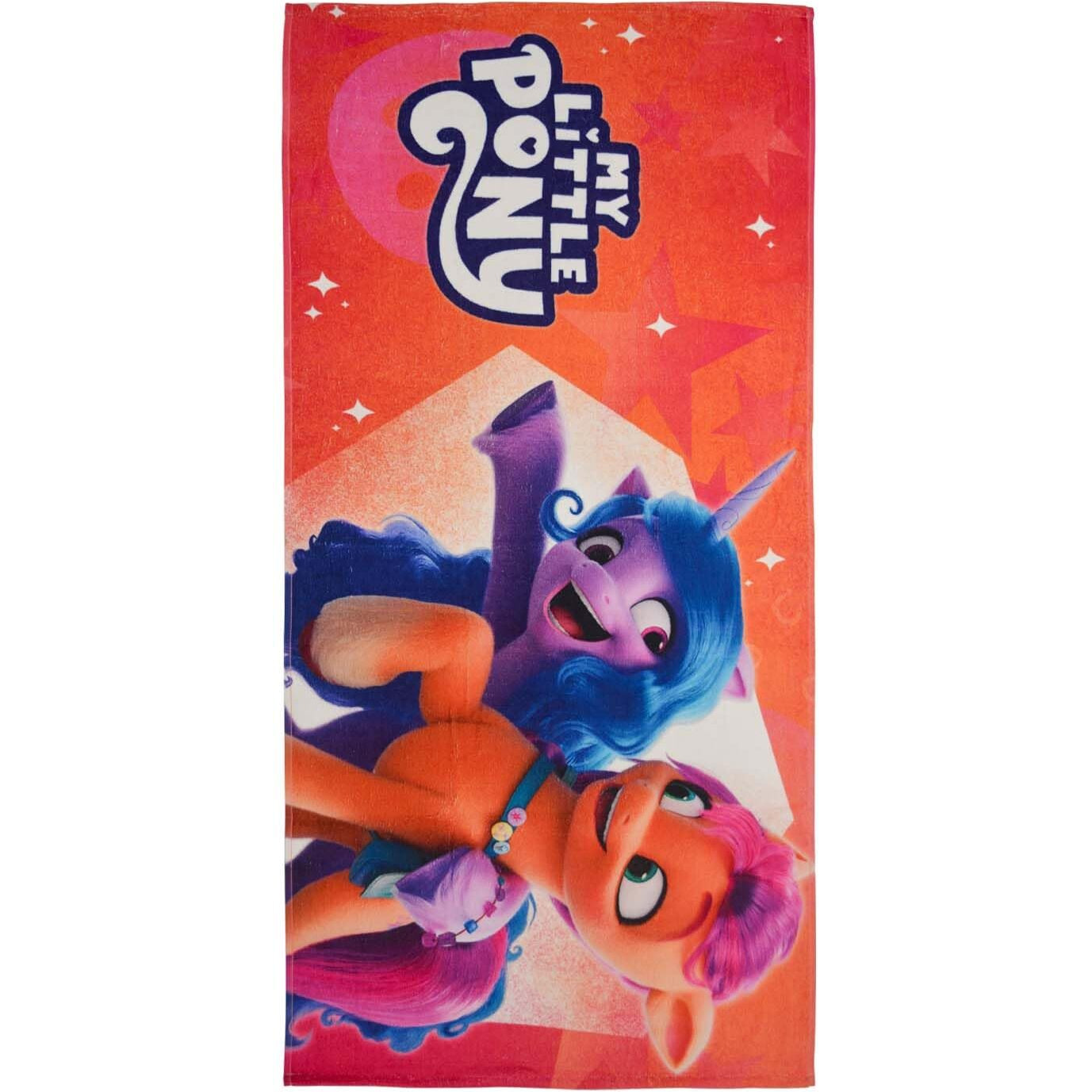 Athom Living My Little Pony With Unicorn Mixed Themed Kids Bath Towel 60X120Cm, 350 Gsm, Soft & Quick Dry, Multicolor, Perfect For Boys And Girls, Fun & Vibrant Design, Pack Of 2
