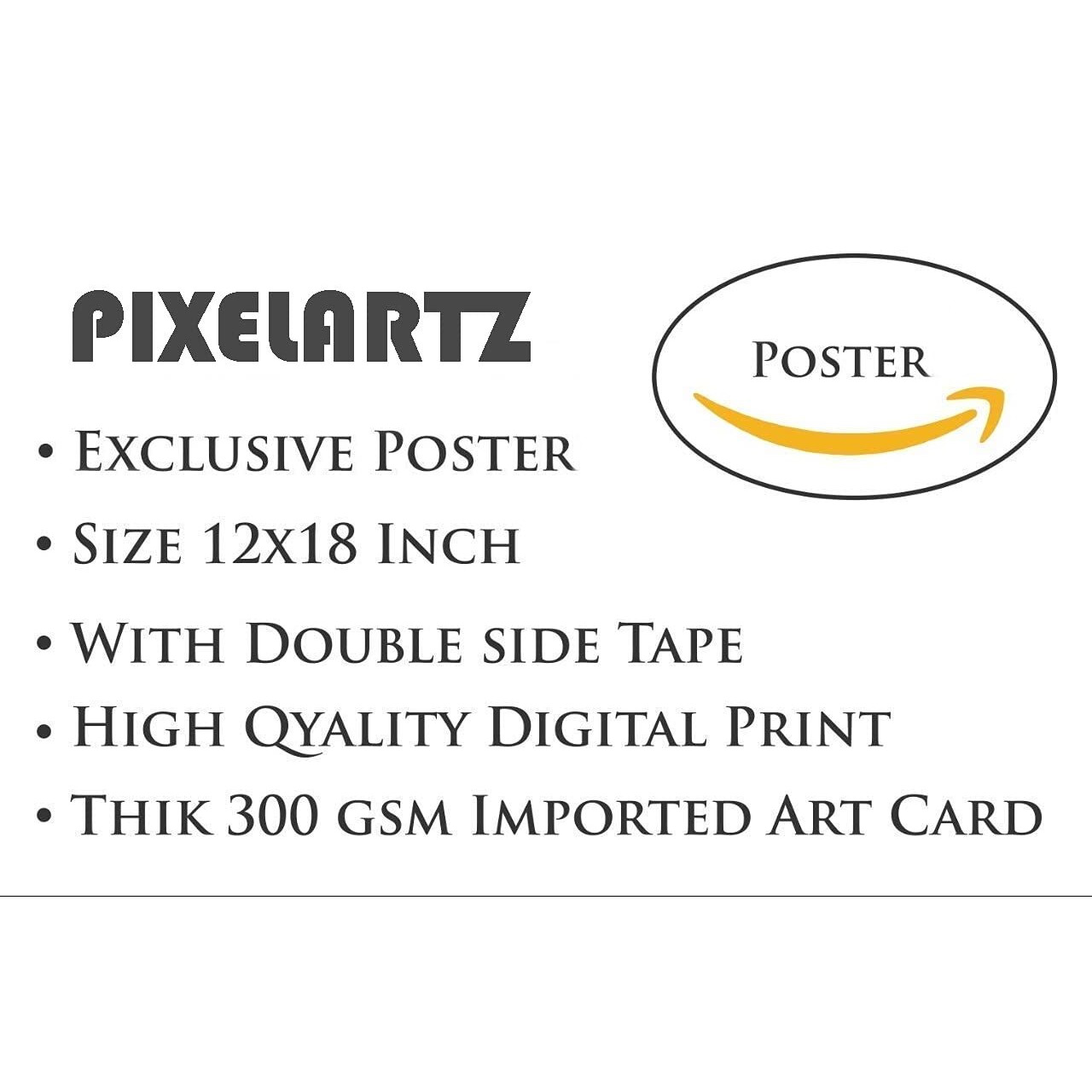 Pixelartz Wall Poster Pulp Fiction Movie Characters Art Wall Poster Multi-Color 12 X 18(633)