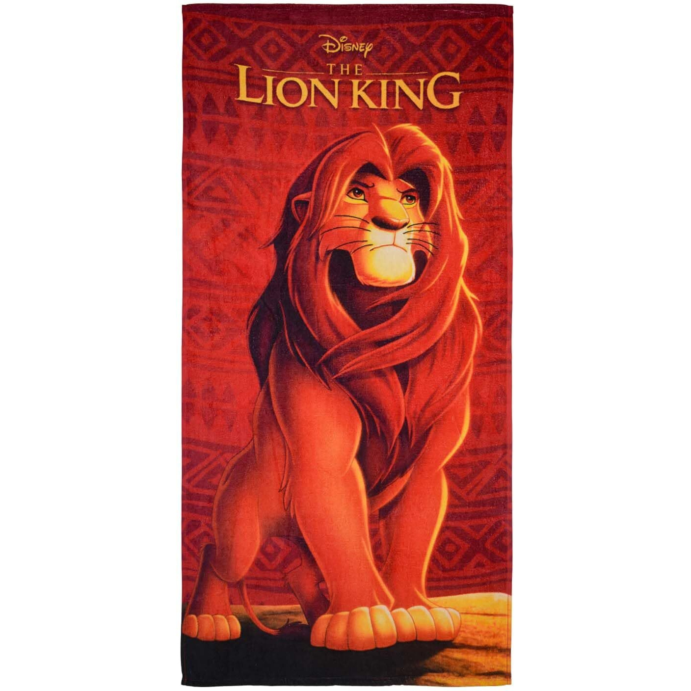 Athom Living Disney Lion With Disney Mickey Mouse Themed Kids Bath Towel, 60X120Cm, 350 Gsm, Soft & Absorbent, Multicolor, Perfect For Boys And Girls, Fun & Vibrant Design, Pack Of 2